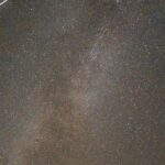 Milky Way and starry night sky photographed from a dark location
